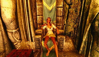 하늘빛, 스크린 샷, 왕좌, 캐릭터, 공상, 경기, 환경, 고대의, 건축물, 기치