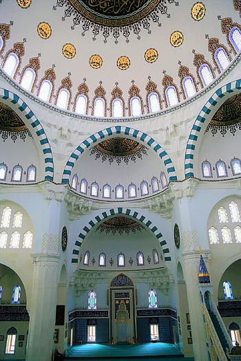 cami, kupole, ornament, umění, výzdoba, vzor, architektura, islám, náboženství, architektonický, budova