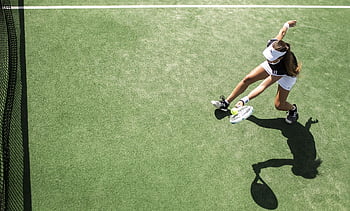 tennis, sports, woman, match, game, play, racket, ball, adidas, sports visor, recreation