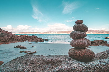vyvažování hornin, vyvažování kamene, rock stohování, stohování kamene, kamenná hromada, kamenný zásobník, Příroda, kameny, cairn, Zůstatek, pláž