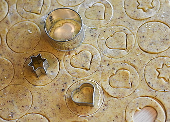 dough, cookie Cutters, cookie Dough, shapes, cutters, baking, pastries, sweets, raw Dough, christmas Cookies, cookies