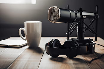 Mikrofon, Studio, Audio-, klingen, Radio, Stimme, Musik-, Kopfhörer, Ausrüstung, Aufzeichnung, Technologie