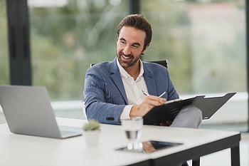 bedrijf, man, werkend, mannetje, persoon, kantoor, baan, werkplaats, carrière, werk, bureau
