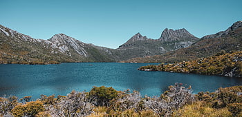 vagga berg, TAS, Australien, tasmania, berg, natur, vildmark, naturskön, landskap, sjö, skog
