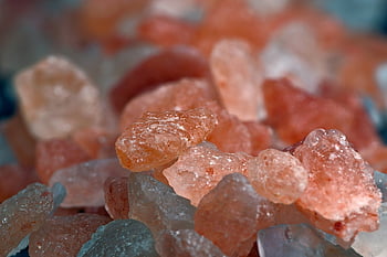 makroperspektivní, himalájská sůl, kamenná sůl, krystaly, sůl, sůl na vaření, koření, přírodní, bio, makro, zblízka