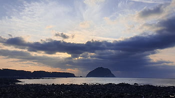 korea, Jeju, Seogwipo, Jeju-sziget, természet, Napkelte, jeju olle nyomvonal