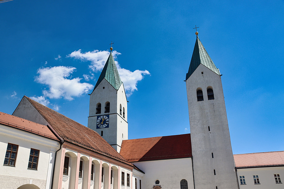 freising, kostel, bavaria, dom, architektura