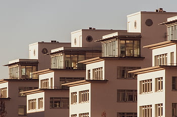 domy, bytů, budov, architektura, fasáda, Domov, vnější, okno, budova