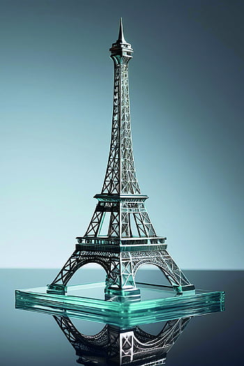 eiffel Tower, glass Art, glass, glass Blowing, art, handwork, glassblower, glass Artist, artist, glass Object, artisanal