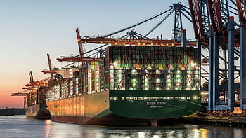 container terminal, container ships, Terminal Burchardkai, Hamburg, global trade, shipping port, cargo containers, maritime logistics, port operations, container handling, international shipping