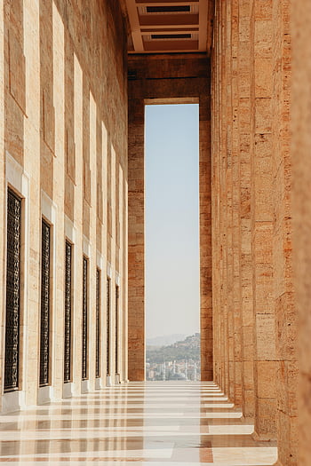 anıtkabir, Ankara, mramorová chodba, slunečního světla, sloupců, Elegantní architektura, historická památka, Turecká památka, Vzhled interiéru, kulturní dědictví, mramorové sloupy