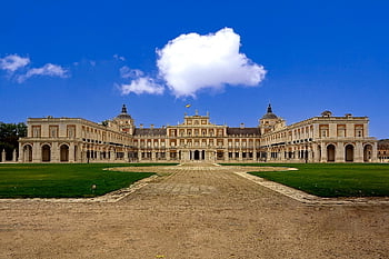 královský palác aranjuez, palác, architektura, Příroda, zahrada, yard, barokní architektura, renesanční architektura, Madrid, Španělsko