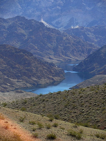 hory, řeka, řeka colorado, černý kaňon, Hooverova přehrada, nevada, krajina, kaňon, Příroda, jezero