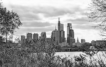 Philadelphie, philly, město, městský, Příroda, panoráma města, metropole, budova, architektura, nebe, scéna