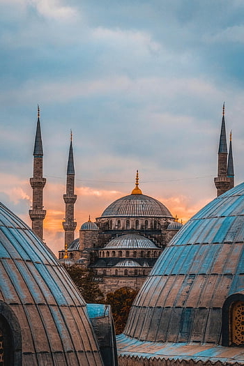 sultan Ahmet Mosque, cami, mosque, istanbul, turkey, blue Mosque, minaret, dome, islam, religion, monument