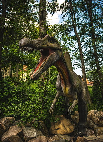 dinosaurus, dinosauří park, Modelka, prehistorie, prehistorický, zvíře, dravec, gad, zuby, nebezpečný, lov
