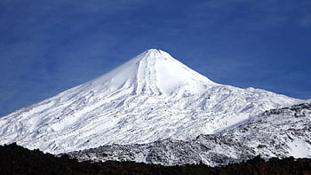 paesaggio invernale, paesaggio innevato, tenerife, el teide, vulcano, isole Canarie, Spagna, paesaggio, natura, la neve, montagne