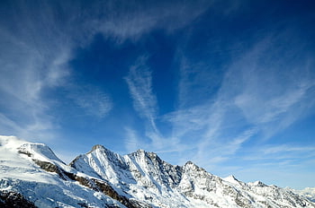 Alpler, sav-ücret, alphubel, Mavi gökyüzü, dağ, täschhorn, dom, lenzspitze, doğa, isviçre, güneşli