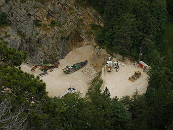 career, pierre, roche, exploitation, extraction, grinding, limestone