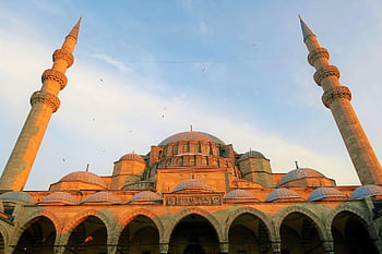 cami, minarety, kupole, architektonický, město, islám, náboženství, výlet, krocan, Příroda, minaret