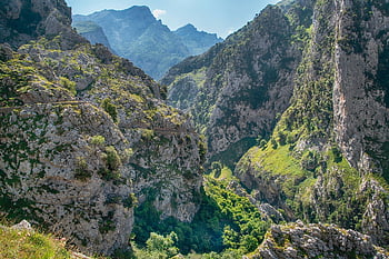 landscape, mountain, hiking, nature, path, clouds, travel, exploration, outdoors