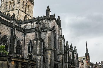 svatý giles, st giles, svatý, giles, katedrála, kostel, katedrála svatých gilesů, Edinburgh, Skotsko, středověký, Spojené království