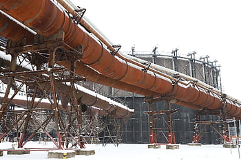 czech Republic, factory, indsutrial, winter, snow, extraction, steel Mill, architecture, ostrava, vítkovice, industry