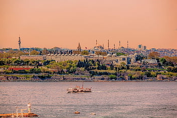 palácové muzeum topkapi, paláce topkapi, Istanbul, krocan, Hagia Sophia, panorama istanbul, sultanahmet