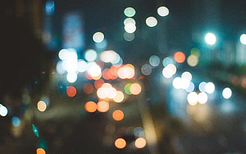 Bokeh Fotografie, Lichter der Stadt, Nachtzeit, Zusammenfassung Bokeh, bunte Lichter, Nachtfotografie, Urban Bokeh, Hintergrundbild, Cityscape Bokeh, Nachtlichter der Stadt, Bokeh-Effekt