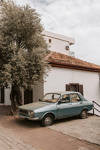 carro antigo, estacionado lá fora, casa, carro clássico, edifício rústico, árvore verde, antalya, Peru, cena ao ar livre, veículo antigo, área residencial