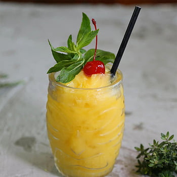 drink, koktajl, sok, owoc, szkło, lód, zimno, napój, świeży, Mennica, jedzenie