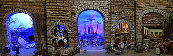 easter, creche, last Supper, crucifixion, golgotha, deposition, christ, jesus, apostles, upper Room, religion