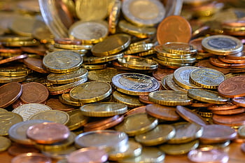 coins, euro, currency, cash, cent, finance, wealth, close Up, metal, loose Change, glittering