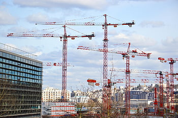gru, costruzione, lavori, città, urbano, progetto, costruire, immobiliare, ingegneria, sviluppo