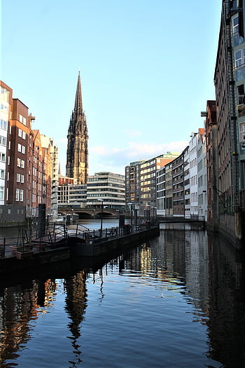 nikolai Fleet, port Motifs, harbour Cruise, hamburg, historical, water Reflection, reflection, hamburgensien