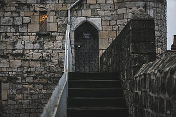eski bina, kapı, york şehir surları, duvar, merdivenler, adımlar, korkuluk, geçit, tahta kapı, Giriş, taş duvar