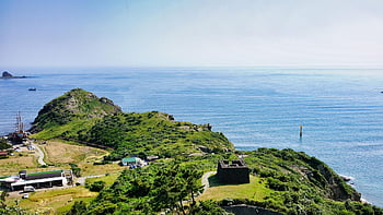 Jeju-sziget, tenger, óceán, természet, vidéki táj, tájkép, Jeju