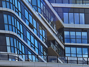 abstraktní, moderní, design, vzor, architektura, Pozadí, budova, futuristický, podnikání, architektonický, modrý