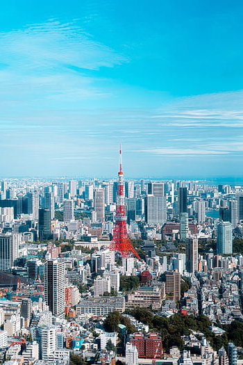 Tokyo Kulesi, Tokyo, kule, Japonya, işaret, kentsel, Kent, şehir manzarası