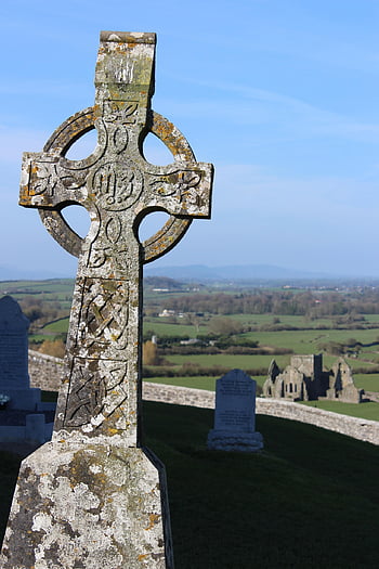 Irlanda, attraversare, religione, cimitero, lapide, cristianesimo, tomba, Medioevo, Cashel, rovinare, storico