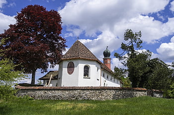 tři fontány, kostel, poutní kostel, náboženství, architektura, kaple, křesťan, budova, katolík, romantický, prohlížení památek