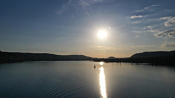 sunset, lake Of Constance, untersee, stein Am Rhein, hohenklingen, see, abendstimmung, rhein, switzerland, schaffhausen, thurgau