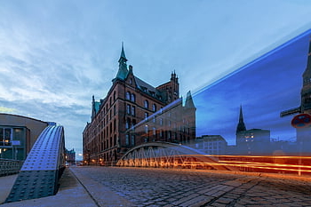 hamburg, speicherstadt, jembatan, Arsitektur, kota, jerman, bangunan, gudang, kota hanseatic, tengara, jalan bata