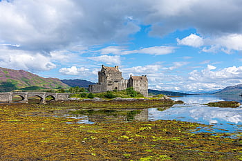 scottish Castle, castle, eileen Donan, scotland, scottish Highlands, kyle Of Lochalsh, sea Loch, loch