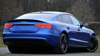 Blue Audi A5, stylové auto, moderní design, luxusní vozidlo, prostředí, modré auto, audi a5, Mírové prostředí, elegantní design, špičkové auto, Motor TDI