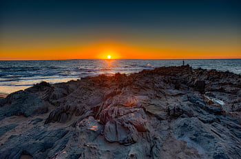 svítání, grancanaria, prázdnin, moře, pláž, Španělsko, atlantický, nebe, pobřeží, výlet, slunce