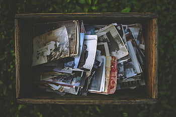 old photos, wooden box, vintage photos, nostalgic collection, old wooden box, vintage collection, nostalgic photos, old photographs, vintage photographs, photo collection, old photo box