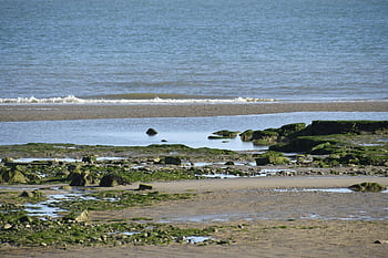 waves, sea, sand, beach, pebbles, nature, pas De Calais