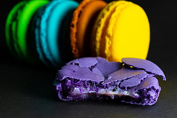 macarons, jídlo, pečivo, francouzské makaróny, dezert, Svačina, cukroví, máta, sladký, zacházet, Chutný