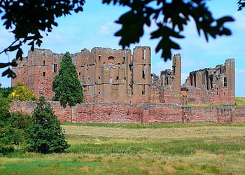 castle, ruins, architecture, england, warwickshire, old, building, fortress, ruin, history, stone